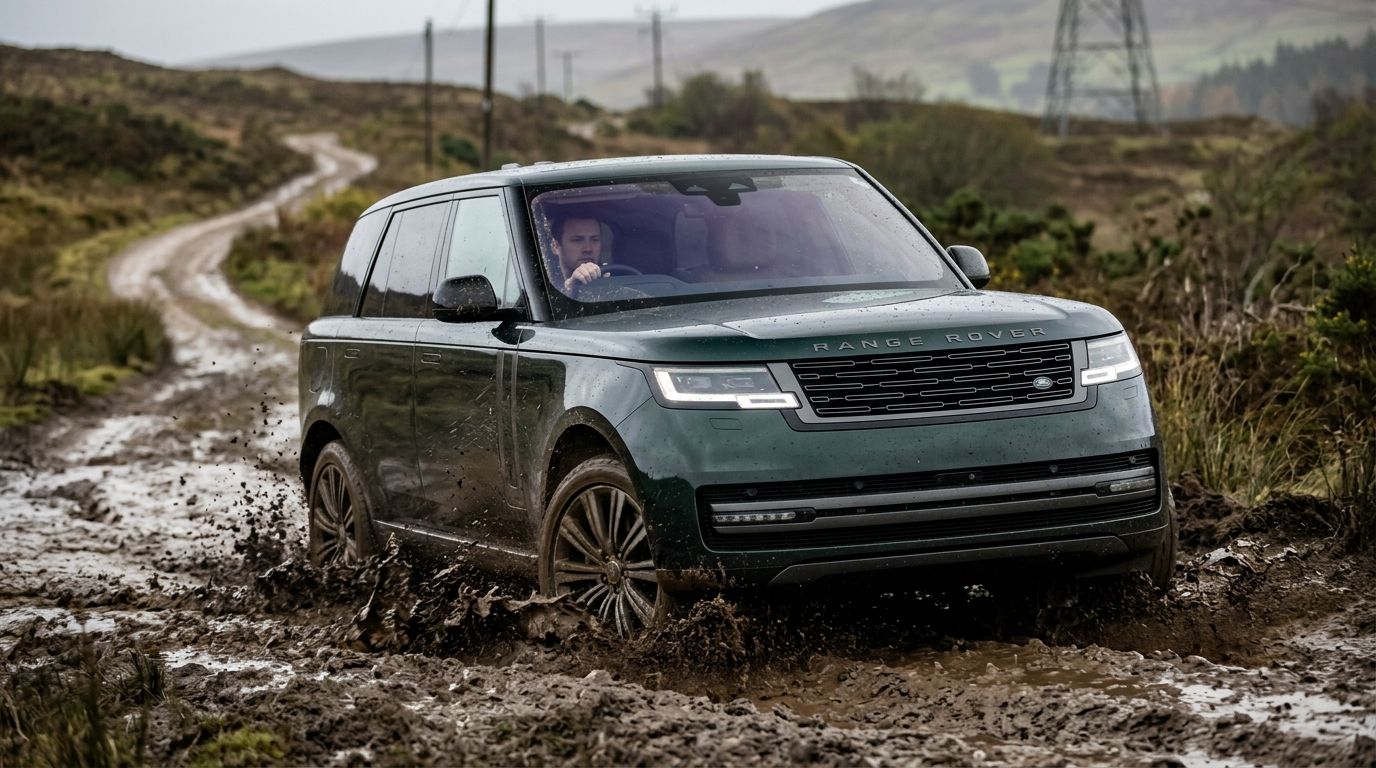 Range Rover Electric kontra błoto, czyli fizyka i technologia w terenie