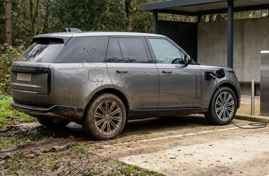 Range Rover Electric: luksusowy SUV kontra błoto i ładowanie