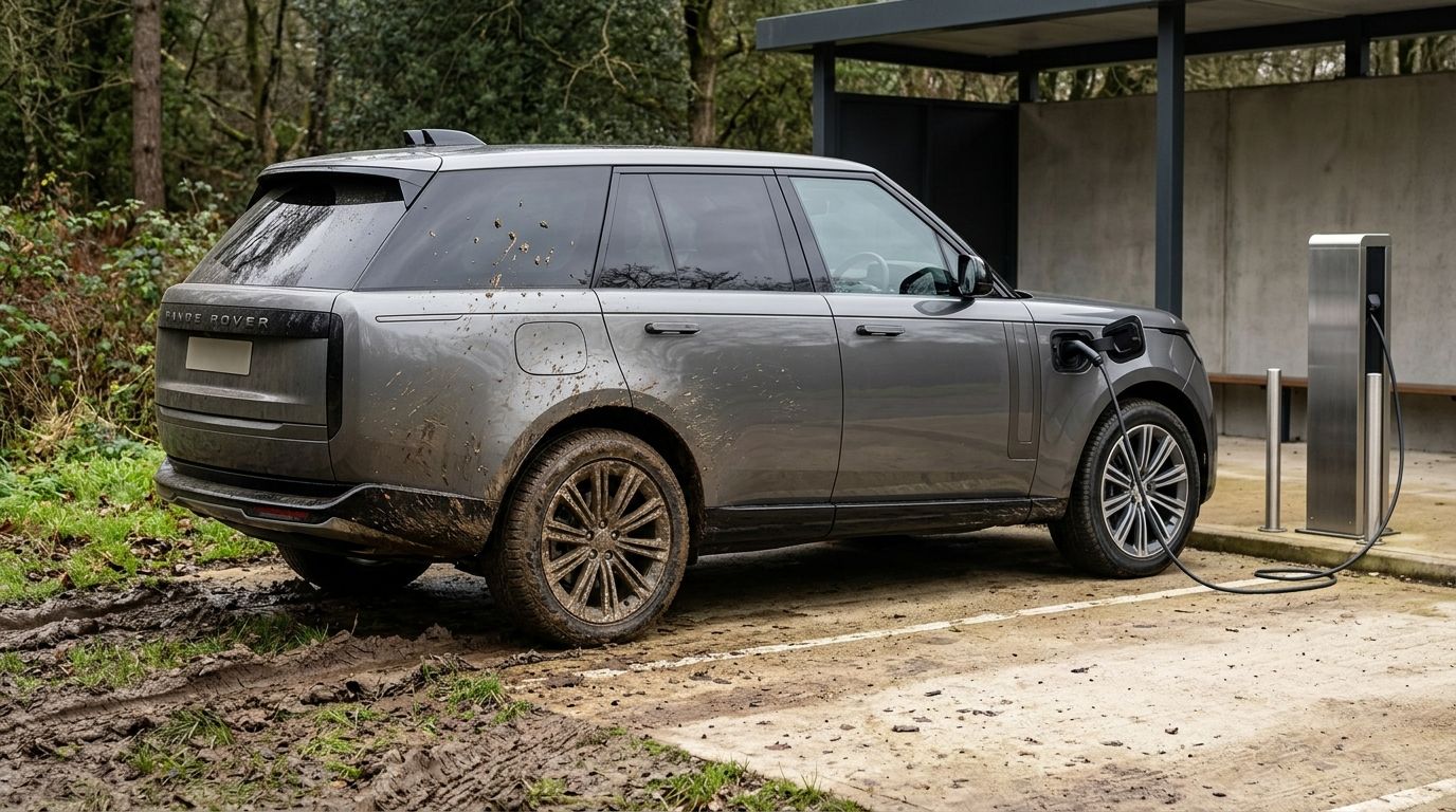 Range Rover Electric: luksusowy SUV kontra błoto i ładowanie